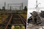 Rusové značně poničili ukrajinské železnice.