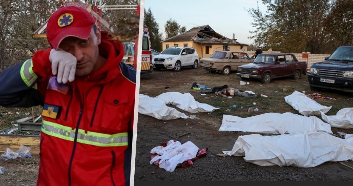Ruská útok na obchod zabil celé rodiny. OSN posílá do obce Hroza vyšetřovatele