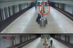 Opilý Ukrajinec močil ve vestibulu metra Dejvická. Zpacifikoval ho strážník, který byl teprve na cestě do práce