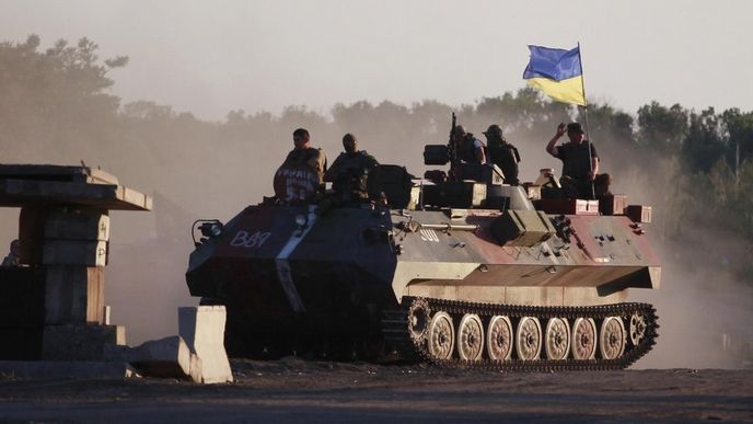 Ukrajinská armáda nedaleko Luhansku