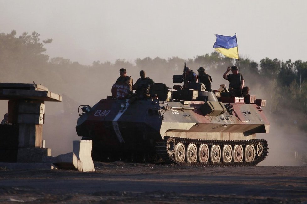 Ukrajinská armáda nedaleko Luhansku