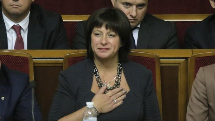 Ukrajinská ministryně financí Natalie Jarešková