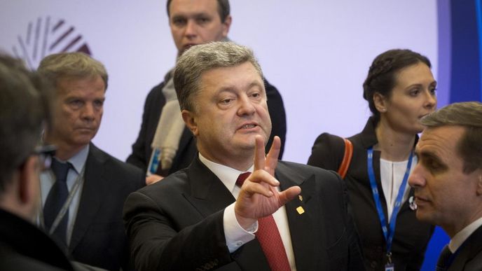 ukrajinský prezident Petro Porošenko