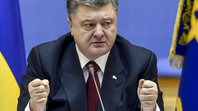 Ukrajinský prezident Petro Porošenko Ukrajinský prezident Petro Porošenko