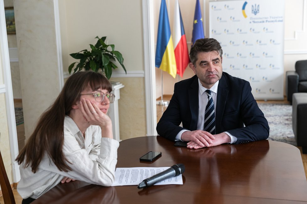Ukrajinský velvyslanec Jevhen Perebyjnis v rozhovoru pro web Proukrainu.cz