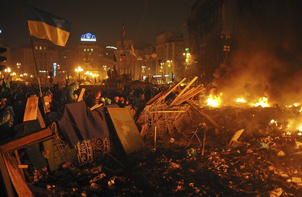 Nepokoje na Majdanu.