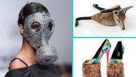 Nejšílenější módní úlety: Boty z trusu nebo vycpaná antilopa jako kabelka