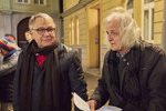 Natáčení vánočního videoklipu Ulice - Antoní Procházka a Rostislav Novák