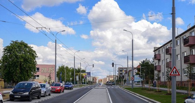 Nově zrekonstruovaná Dlouhá ulice v Plzni