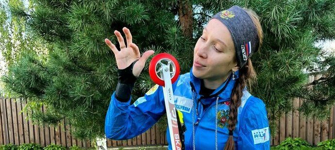 Ruská biatlonistka Uljana Nigmatullinová