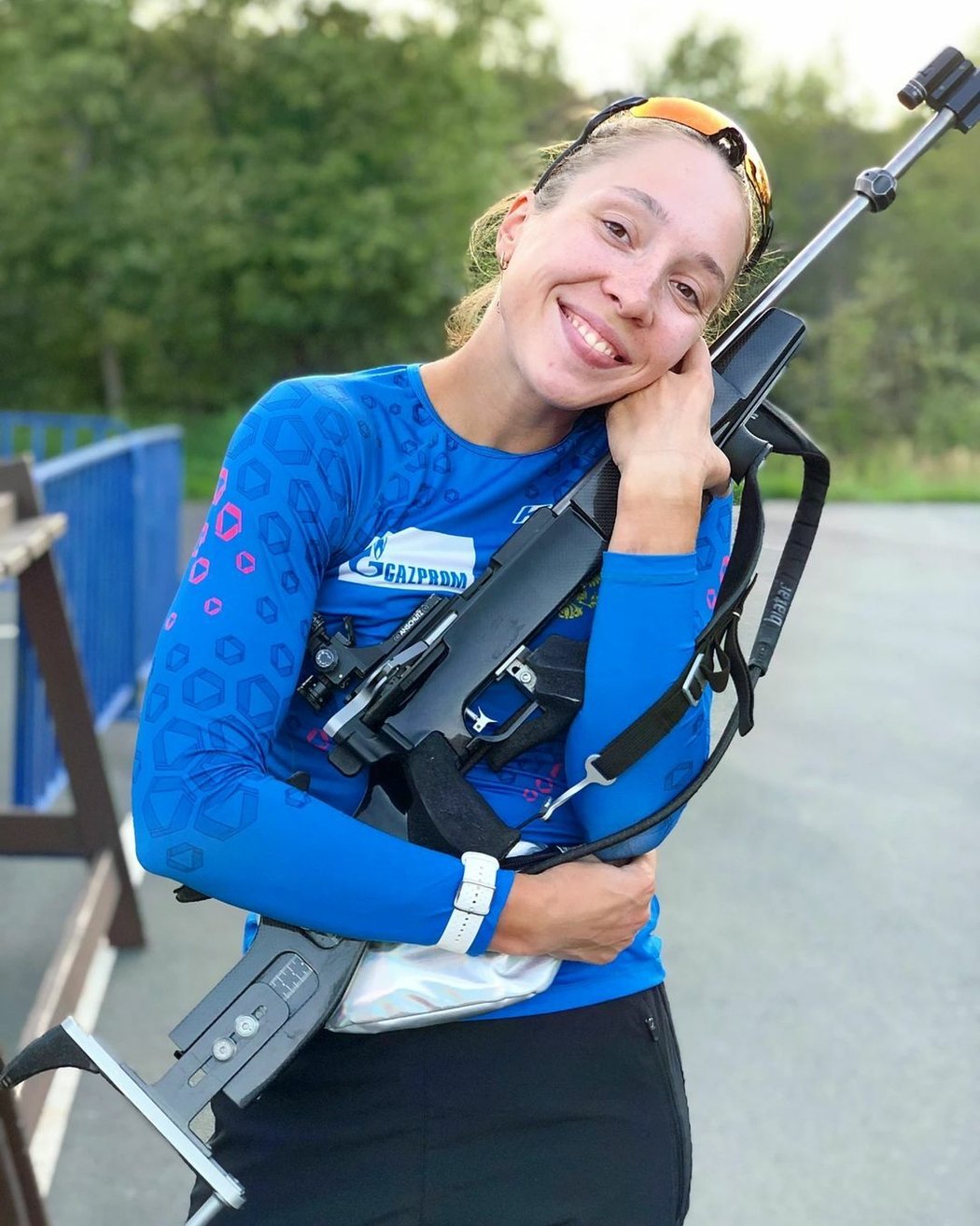 Ruská biatlonistka Uljana Nigmatullinová