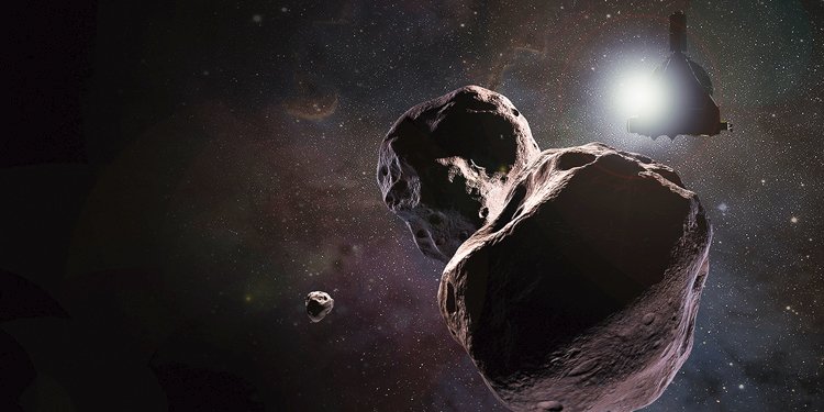 Představa o možné podobe Ultima Thule