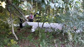 Po pádu ultralightu u Dvořiska zemřel jeho pilot 