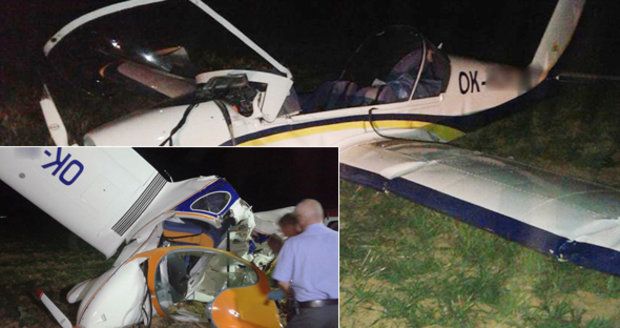 Na Olomoucku se srazila letadla: Pilot je mrtvý, další muži jsou zranění 
