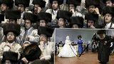 Velká židovská svatba: Nevěsta nesměla odhalit tvář, tisíce svatebčanů přišly s dalekohledy