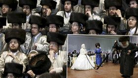 Ultraortodoxní židovská svatba v Izraeli