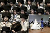 Velká židovská svatba: Nevěsta nesměla odhalit tvář, tisíce svatebčanů přišly s dalekohledy
