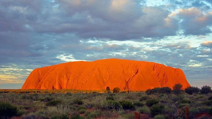 Posvátná hora Uluru