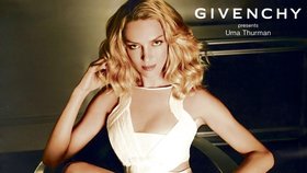 Uma Thurman v nové reklamní kampani parfému značky Givenchy