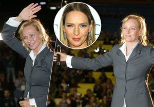 Uma Thurman se v letním kině navezla do češtiny!