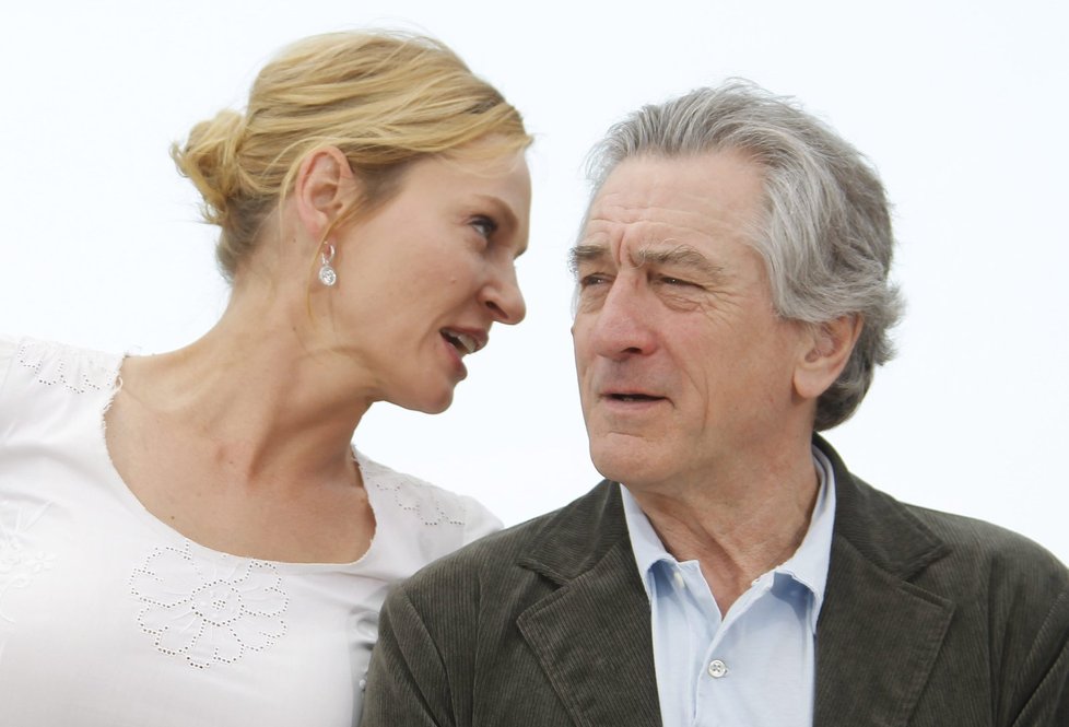 Robert De Niro a Uma Thurman