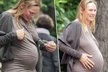 Uma Thurman v těhotenství vzhled neřeší