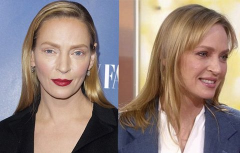 Uma Thurman se změnila k nepoznání a tvrdí: To je jen make-up!