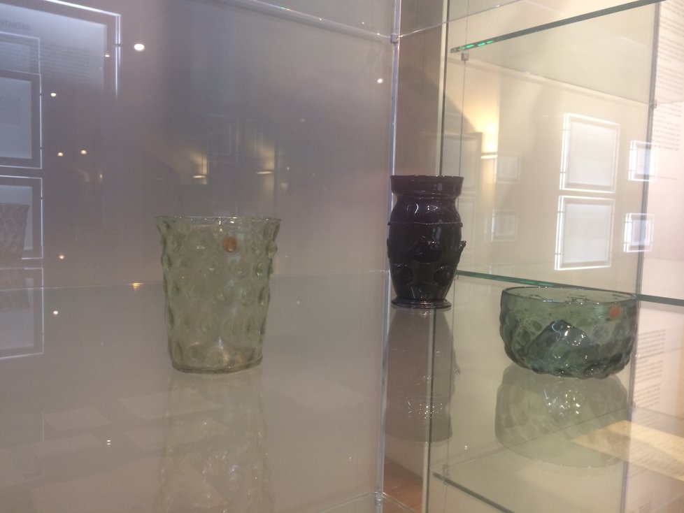 Výstava věnovaná sběratelské činnosti Vojtěcha Lanny se nachází v jedné místnosti u vchodu do prostor musea.