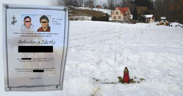 Bohuslav (†67) a Zdeňka (†63) se vraceli z oslavy a umrzli: Muž na schodech domu, žena pár metrů od něj.