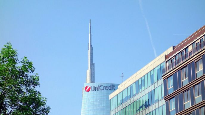 Milánská centrála Unicredit Bank