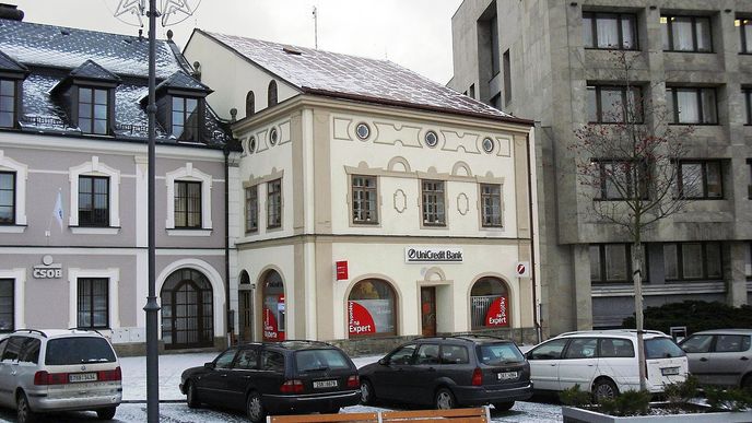 Pobočka banky UniCredit v Příbrami