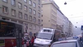 Policejní zásah v Praze 1
