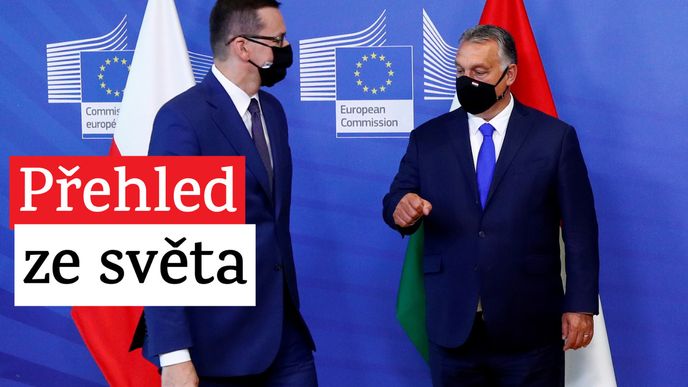 Polský premiér Mateusz Morawiecki (vlevo) a maďarský předseda vlády Viktor Orbán zablokovali jednání o rozpočtu Evropské unie.