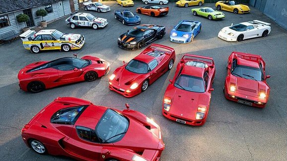 Ferrari 288 GTO až LaFerrari a další legendy. Unikátní sbírka jde do dražby