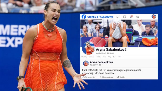 Uniklo z Facebooku Aryny Sabalenkové: Kameraman z US Open dostal co proto. Rada od Chorého Uniklo z Facebooku Aryny Sabalenkové: Kameraman z US Open dostal co proto. Rada od Chorého