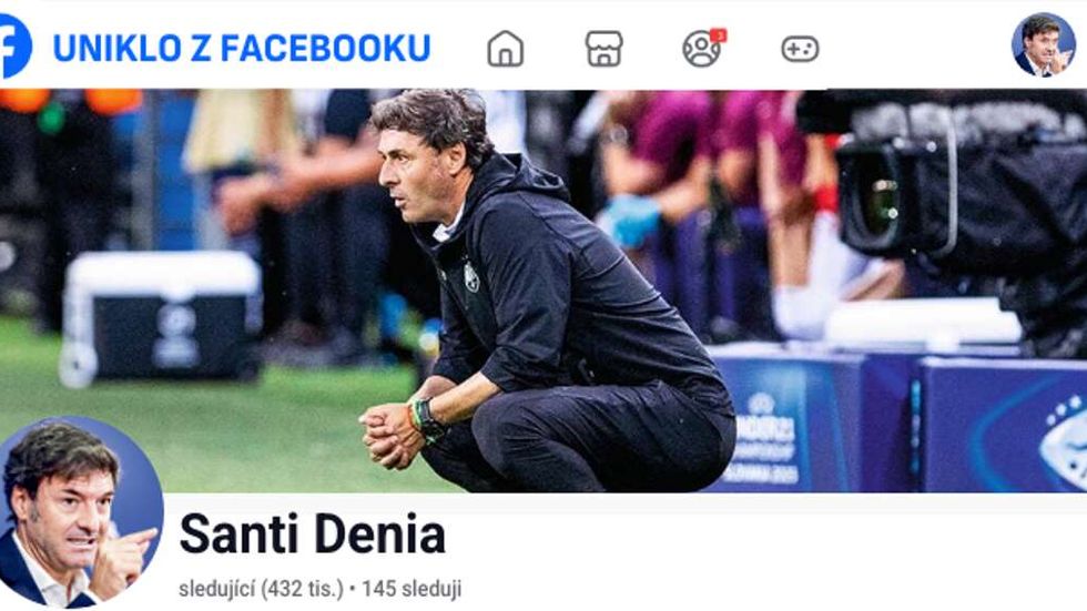 Co uniklo z Facebooku nového reprezentačního kouče Santiho Denii