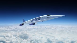 Aerolinky United Airlines investují do nadzvukových letadel, utratí miliardy dolarů