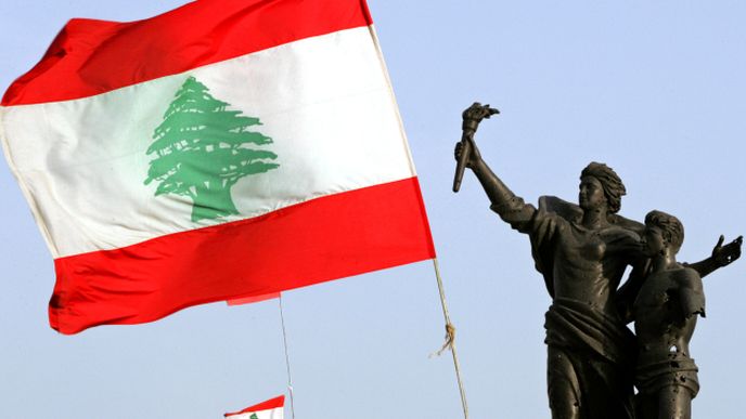 Státní vlajka Libanonu