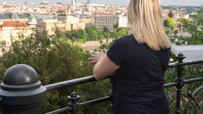 Do Prahy se záporožská jeřábnice přestěhovala na začátku války na Ukrajině.