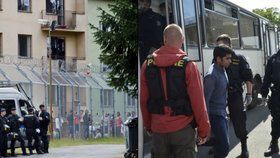 Uprchlíci se chtějí z Bělé pod Bezdězem dostat do Německa.
