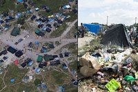 Uprchlické městečko v Calais: Stany, chýše, odpadky, mešity, obchůdky a zase odpadky