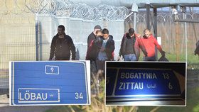 Uprchlíky směrují do Německa arabské nápisy na českých značkách