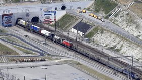 Eurotunel spojuje Francii s Velkou Británií.