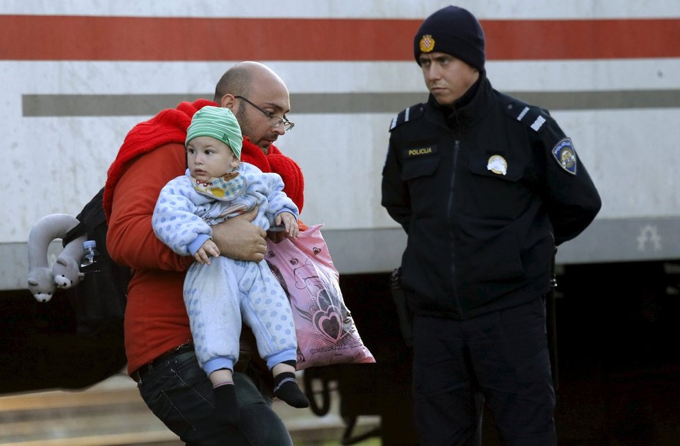 Uprchlíci na trase přes Evropu