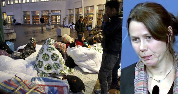 Švédská vicepremiérka plakala za uprchlíky. Strana proti nim ale rekordně sílí