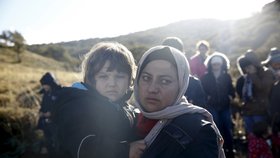 Listopad 2015: Uprchlíci na řeckém ostrově Lesbos