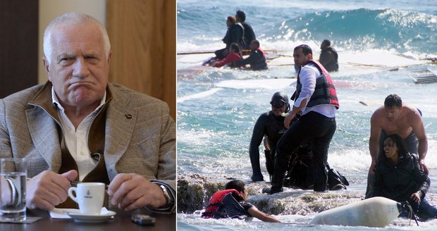 Václav Klaus má o uprchlících jasno: Nechal by je vracet tam, odkud přijeli