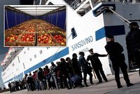 Čech pašoval 44 lidí ze Sýrie pod bednami jablek. ISIS vyhrožuje, že tak zaplaví Evropu teroristy