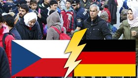 Podle průzkumu přestávají Češi mít rádi Němce, kvůli jejich přístupu k migrantům.