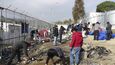 Uprchlíci podpálili tábor Moria na Lesbu